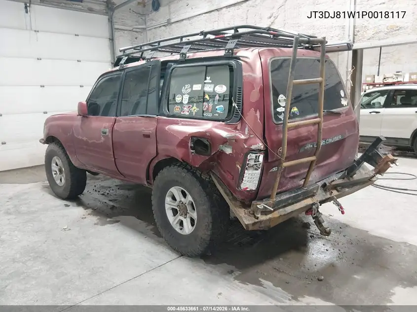 1993 Toyota Land Cruiser Dj81 VIN: JT3DJ81W1P0018117 Lot: 45633661