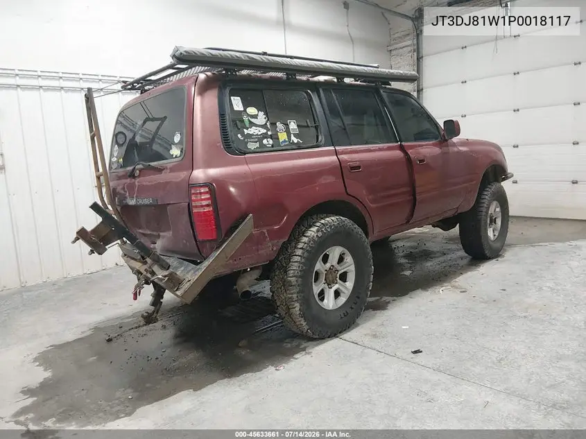 1993 Toyota Land Cruiser Dj81 VIN: JT3DJ81W1P0018117 Lot: 45633661