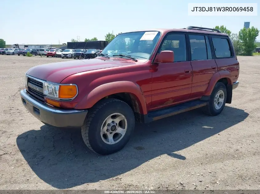 1994 Toyota Land Cruiser Dj81 VIN: JT3DJ81W3R0069458 Lot: 42462398