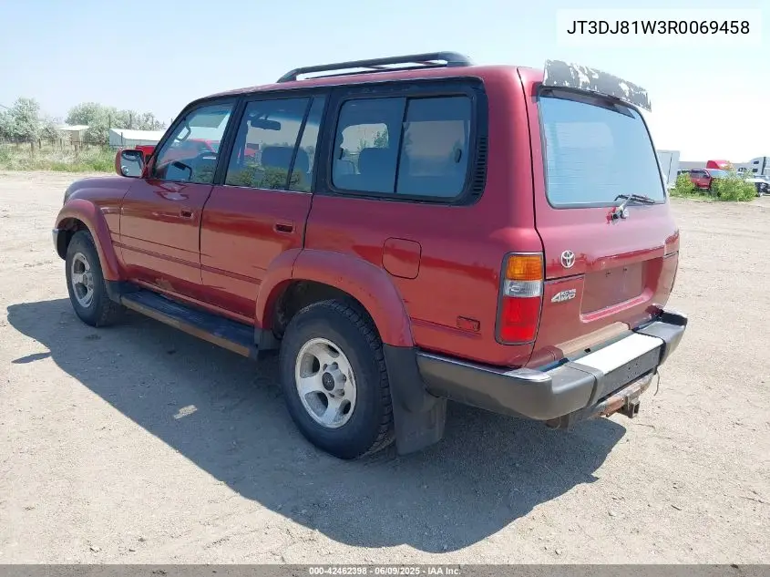 1994 Toyota Land Cruiser Dj81 VIN: JT3DJ81W3R0069458 Lot: 42462398
