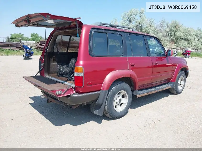 1994 Toyota Land Cruiser Dj81 VIN: JT3DJ81W3R0069458 Lot: 42462398
