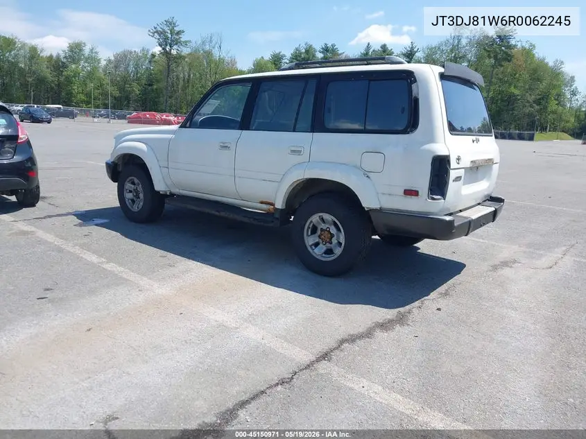 1994 Toyota Land Cruiser Dj81 VIN: JT3DJ81W6R0062245 Lot: 45150971