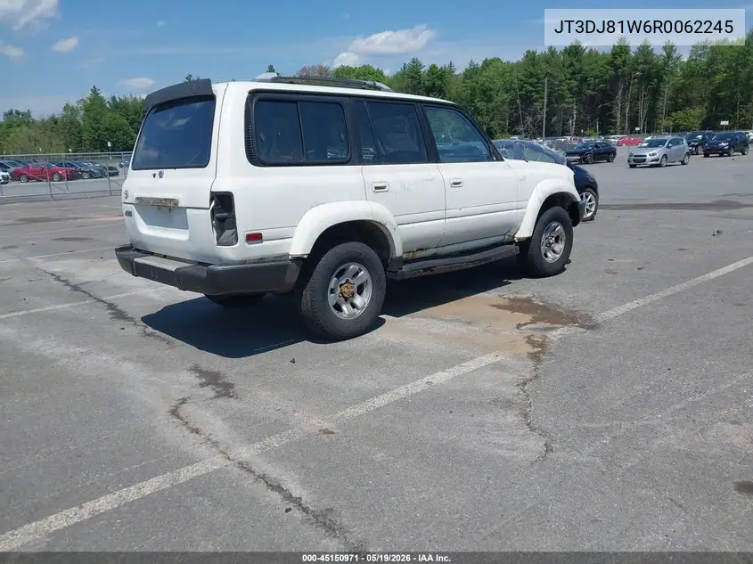 1994 Toyota Land Cruiser Dj81 VIN: JT3DJ81W6R0062245 Lot: 45150971