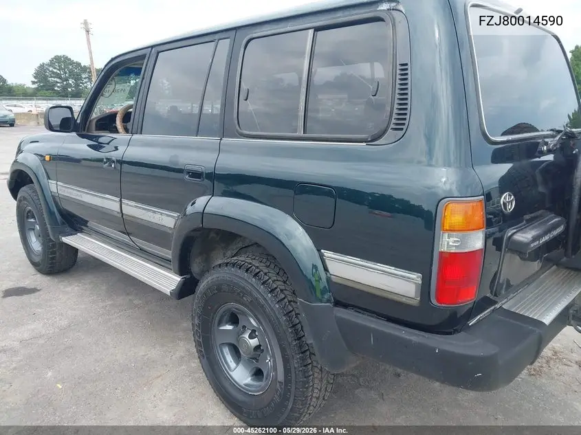 1995 Toyota Landcruiser VIN: FZJ80014590 Lot: 45262100