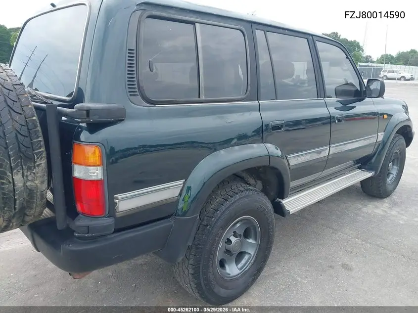 1995 Toyota Landcruiser VIN: FZJ80014590 Lot: 45262100