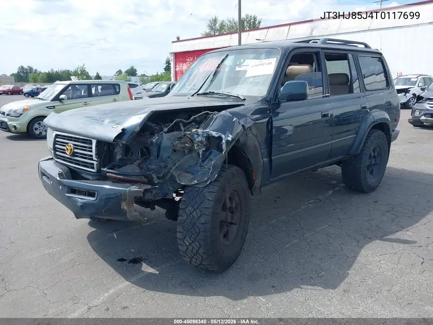 1996 Toyota Land Cruiser Hj85 VIN: JT3HJ85J4T0117699 Lot: 45098340