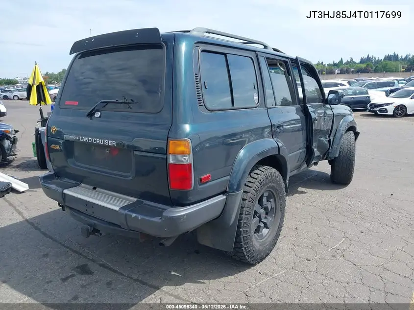 1996 Toyota Land Cruiser Hj85 VIN: JT3HJ85J4T0117699 Lot: 45098340