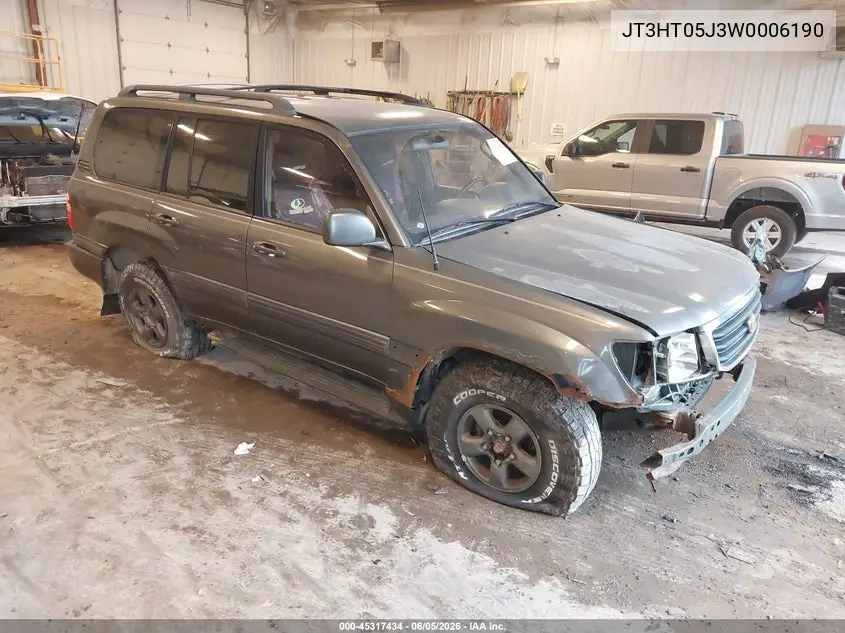 1998 Toyota Land Cruiser VIN: JT3HT05J3W0006190 Lot: 45317434