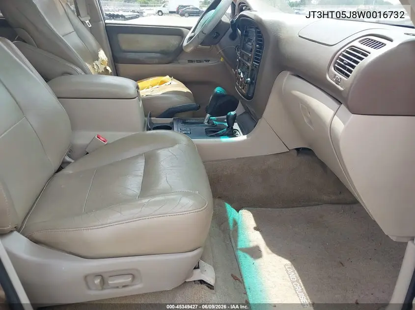 1998 Toyota Land Cruiser VIN: JT3HT05J8W0016732 Lot: 45349427