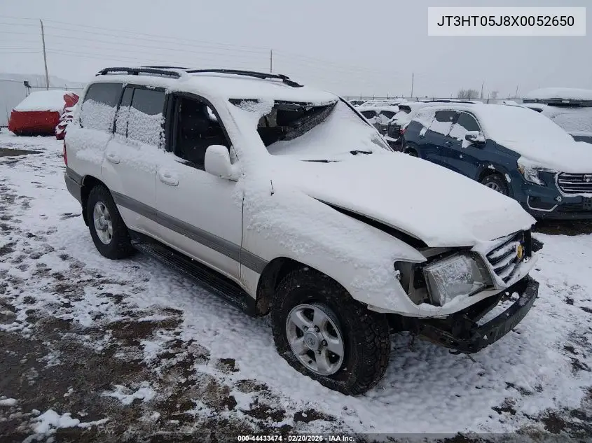 1999 Toyota Land Cruiser VIN: JT3HT05J8X0052650 Lot: 44433474