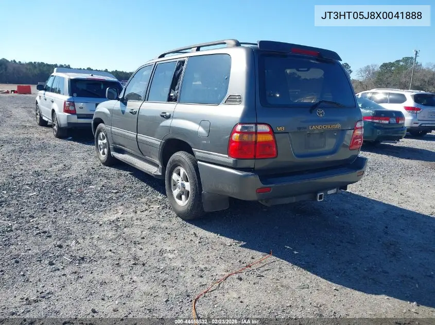 1999 Toyota Land Cruiser VIN: JT3HT05J8X0041888 Lot: 44458532