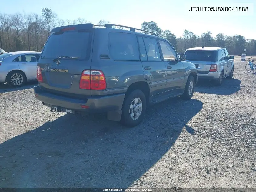 1999 Toyota Land Cruiser VIN: JT3HT05J8X0041888 Lot: 44458532