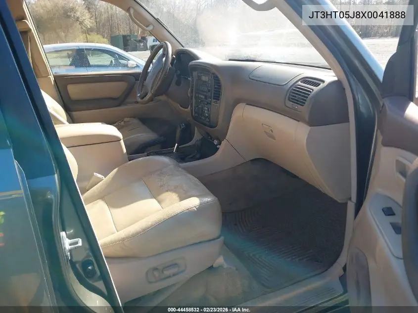 1999 Toyota Land Cruiser VIN: JT3HT05J8X0041888 Lot: 44458532