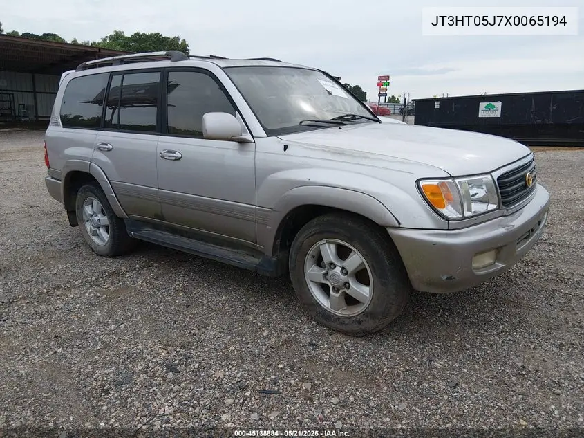 1999 Toyota Land Cruiser VIN: JT3HT05J7X0065194 Lot: 45138884