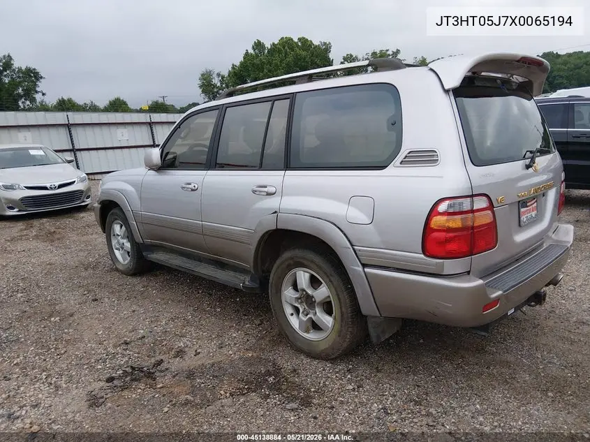 1999 Toyota Land Cruiser VIN: JT3HT05J7X0065194 Lot: 45138884