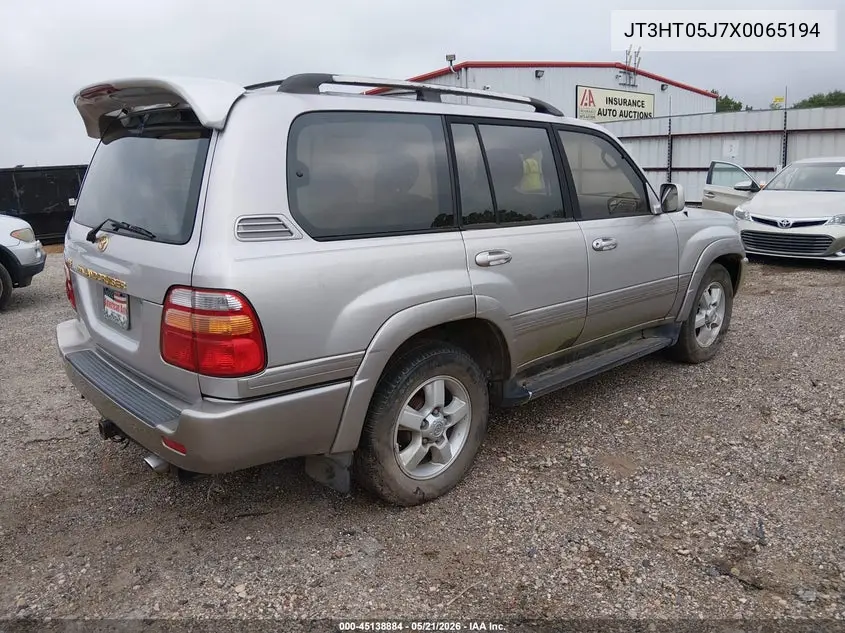 1999 Toyota Land Cruiser VIN: JT3HT05J7X0065194 Lot: 45138884