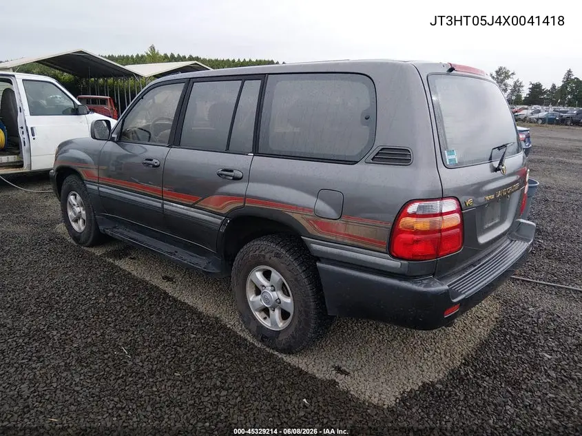 1999 Toyota Land Cruiser VIN: JT3HT05J4X0041418 Lot: 45329214