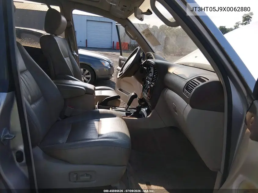 1999 Toyota Land Cruiser VIN: JT3HT05J9X0062880 Lot: 45595526
