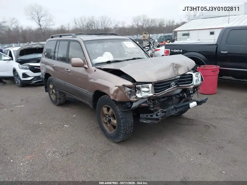 2000 Toyota Land Cruiser VIN: JT3HT05J3Y0102811 Lot: 44567983