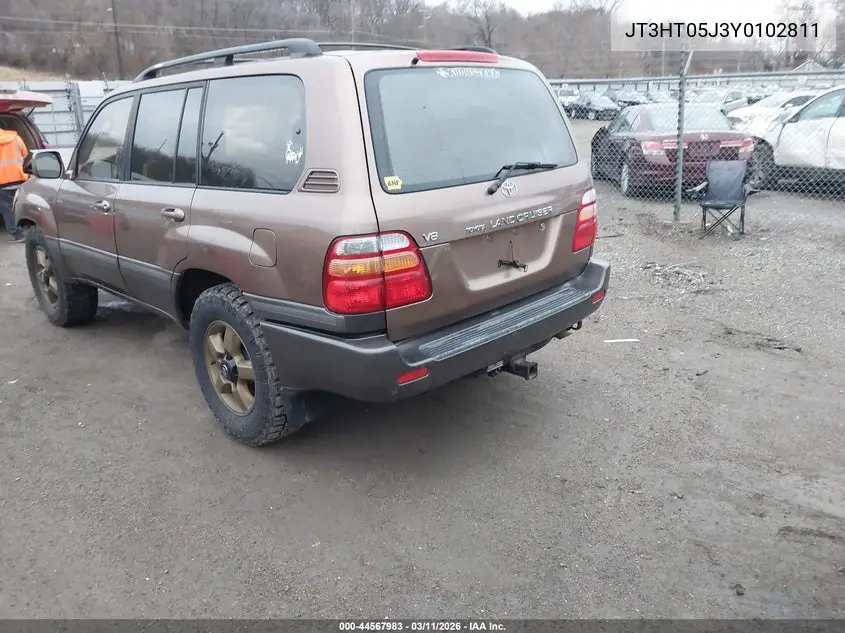 2000 Toyota Land Cruiser VIN: JT3HT05J3Y0102811 Lot: 44567983
