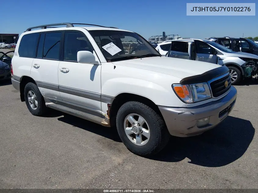 2000 Toyota Land Cruiser VIN: JT3HT05J7Y0102276 Lot: 45562711