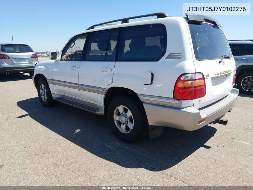 2000 Toyota Land Cruiser VIN: JT3HT05J7Y0102276 Lot: 45562711