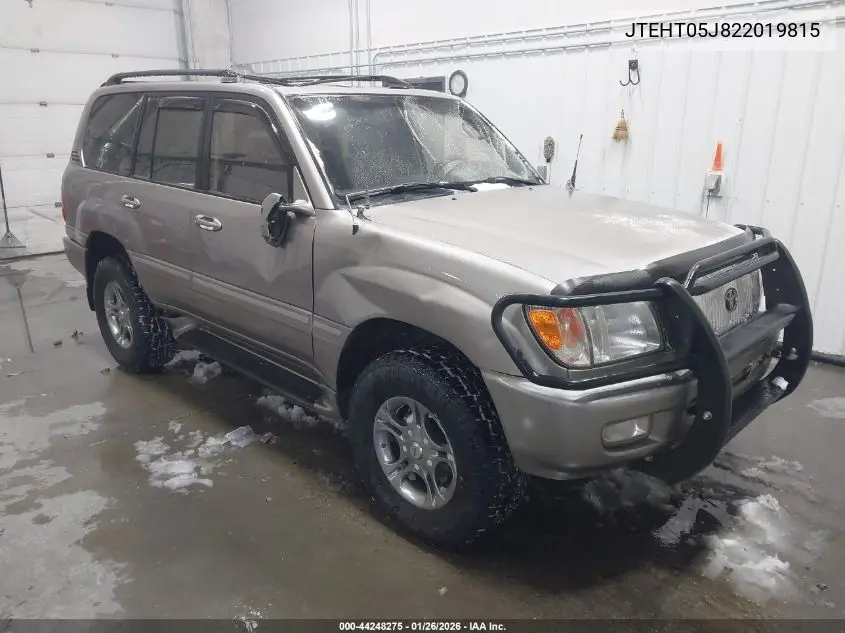 2002 Toyota Land Cruiser VIN: JTEHT05J822019815 Lot: 44248275