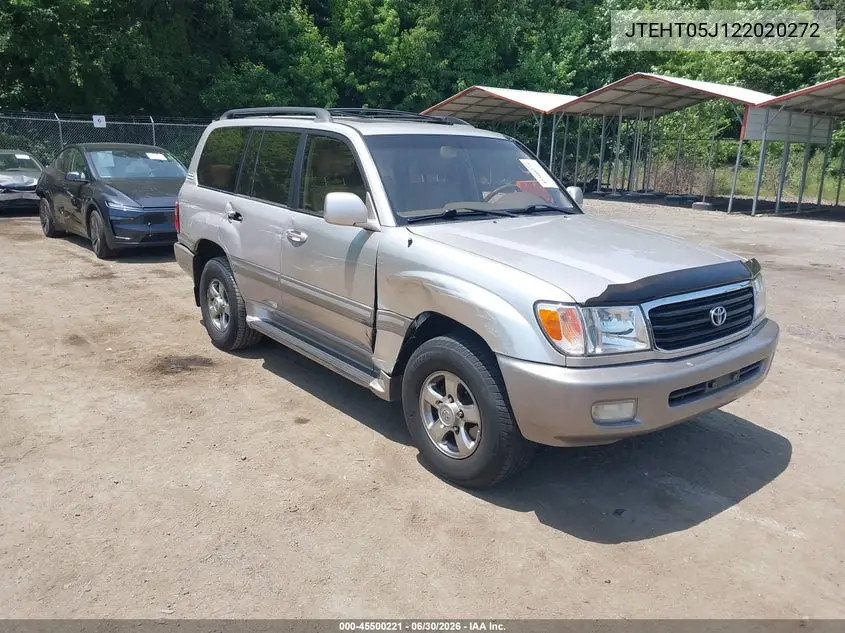 2002 Toyota Land Cruiser VIN: JTEHT05J122020272 Lot: 45500221
