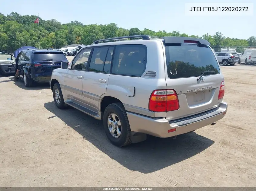 2002 Toyota Land Cruiser VIN: JTEHT05J122020272 Lot: 45500221