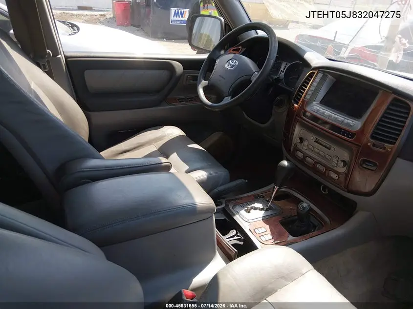 JTEHT05J832047275 2003 Toyota Land Cruiser