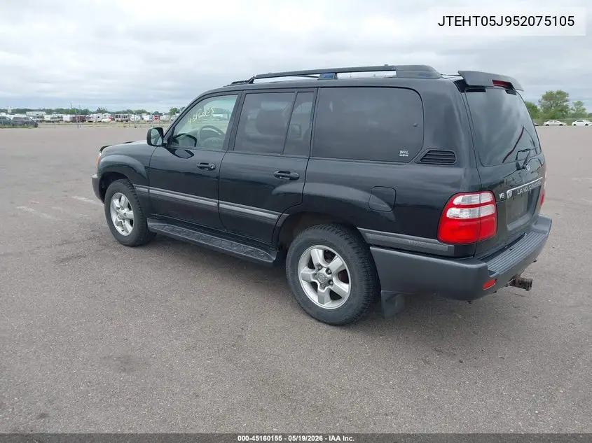 2005 Toyota Land Cruiser V8 VIN: JTEHT05J952075105 Lot: 45160155