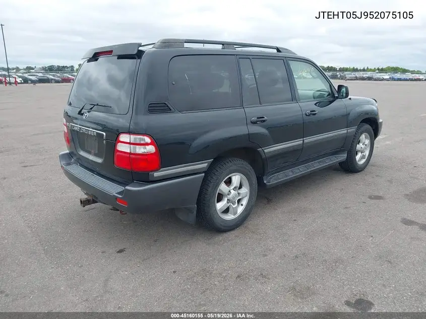 2005 Toyota Land Cruiser V8 VIN: JTEHT05J952075105 Lot: 45160155