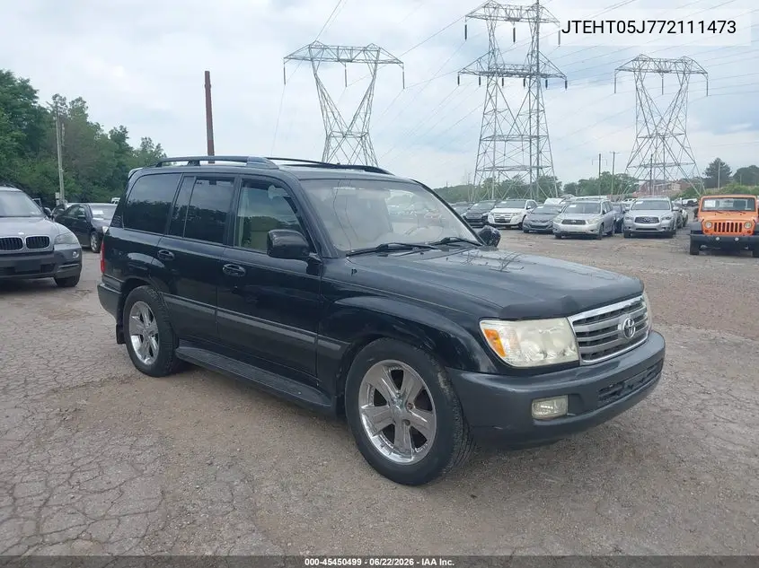 2007 Toyota Land Cruiser V8 (A5) VIN: JTEHT05J772111473 Lot: 45450499
