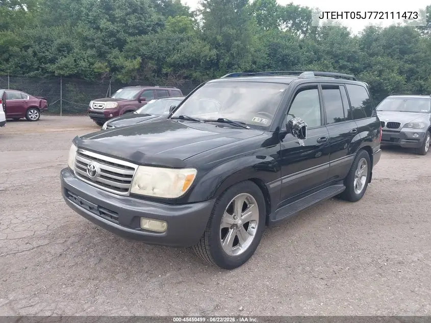 2007 Toyota Land Cruiser V8 (A5) VIN: JTEHT05J772111473 Lot: 45450499