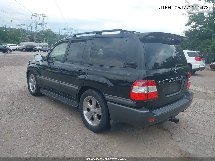 2007 Toyota Land Cruiser V8 (A5) VIN: JTEHT05J772111473 Lot: 45450499