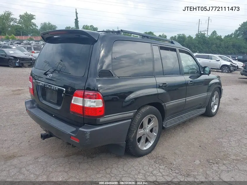 2007 Toyota Land Cruiser V8 (A5) VIN: JTEHT05J772111473 Lot: 45450499