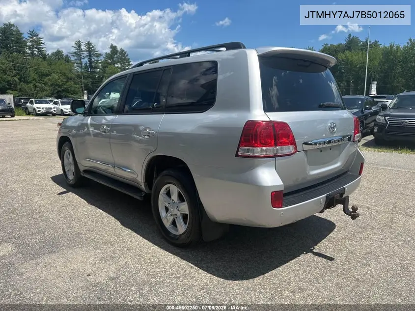 2011 Toyota Land Cruiser V8 VIN: JTMHY7AJ7B5012065 Lot: 45602250