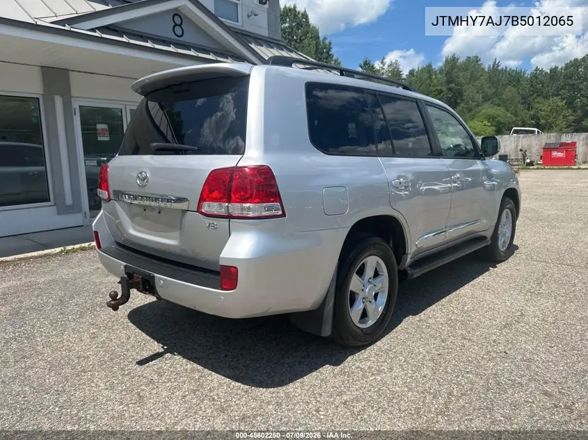 2011 Toyota Land Cruiser V8 VIN: JTMHY7AJ7B5012065 Lot: 45602250