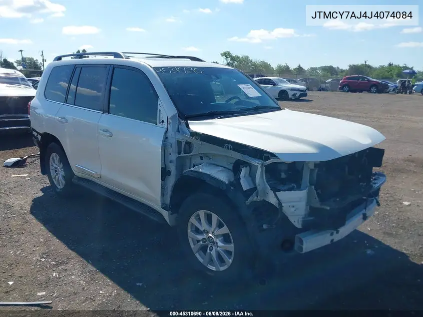 2018 Toyota Land Cruiser V8 VIN: JTMCY7AJ4J4074084 Lot: 45310690