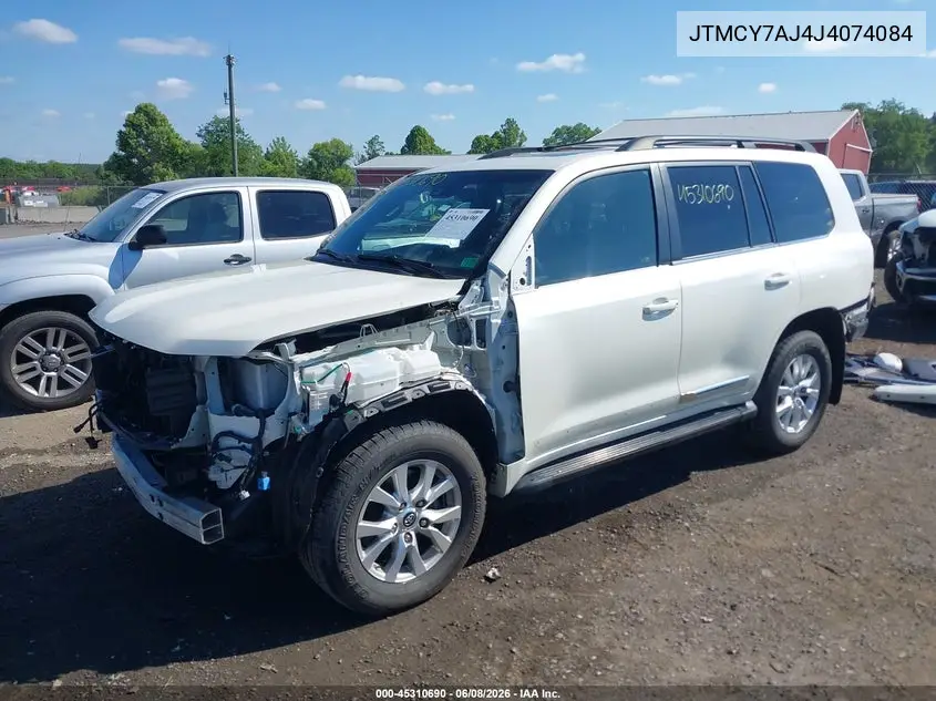 2018 Toyota Land Cruiser V8 VIN: JTMCY7AJ4J4074084 Lot: 45310690