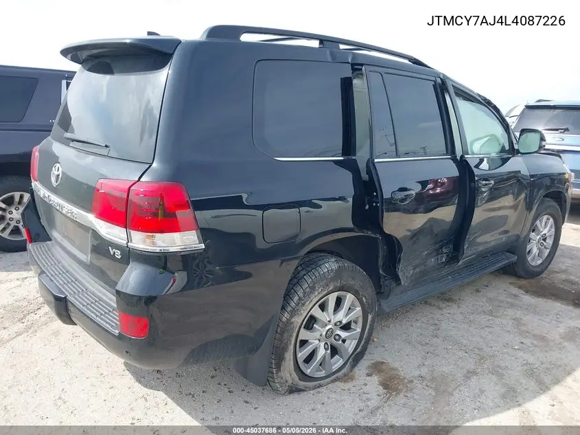 2020 Toyota Land Cruiser VIN: JTMCY7AJ4L4087226 Lot: 45037686