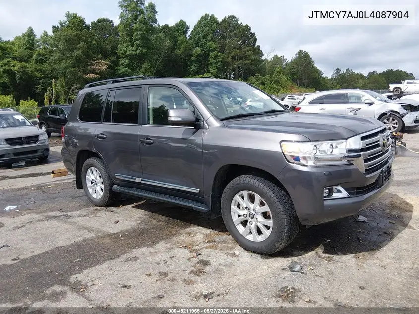 2020 Toyota Land Cruiser VIN: JTMCY7AJ0L4087904 Lot: 45211965