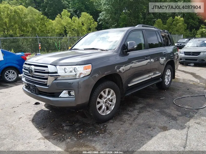 2020 Toyota Land Cruiser VIN: JTMCY7AJ0L4087904 Lot: 45211965