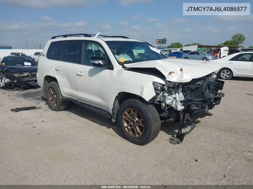 2020 Toyota Land Cruiser Heritage Edition VIN: JTMCY7AJ6L4086577 Lot: 45487204