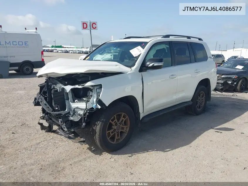 2020 Toyota Land Cruiser Heritage Edition VIN: JTMCY7AJ6L4086577 Lot: 45487204