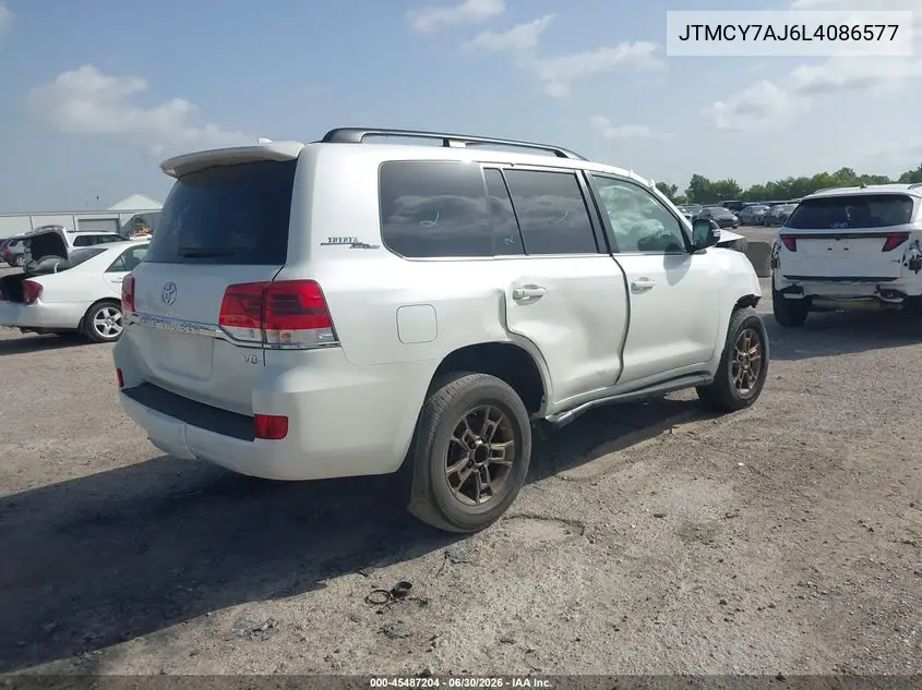 2020 Toyota Land Cruiser Heritage Edition VIN: JTMCY7AJ6L4086577 Lot: 45487204