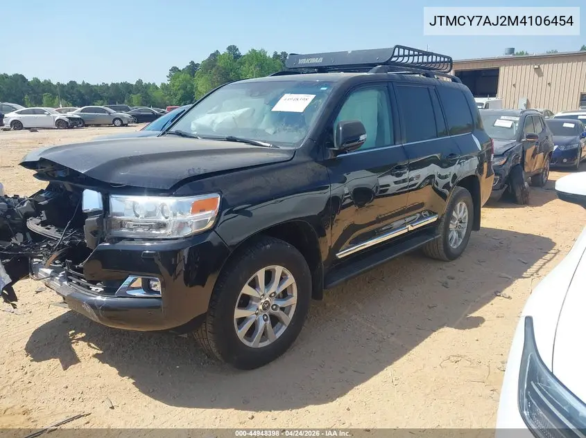 2021 Toyota Land Cruiser VIN: JTMCY7AJ2M4106454 Lot: 44948398