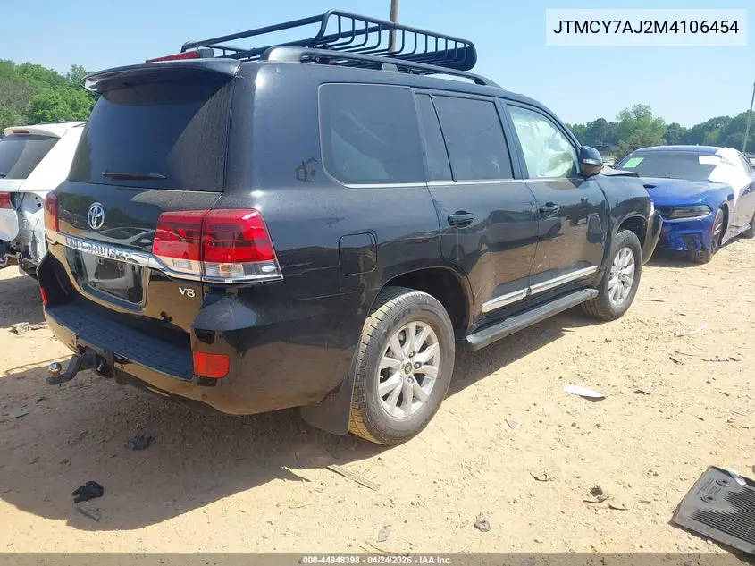2021 Toyota Land Cruiser VIN: JTMCY7AJ2M4106454 Lot: 44948398