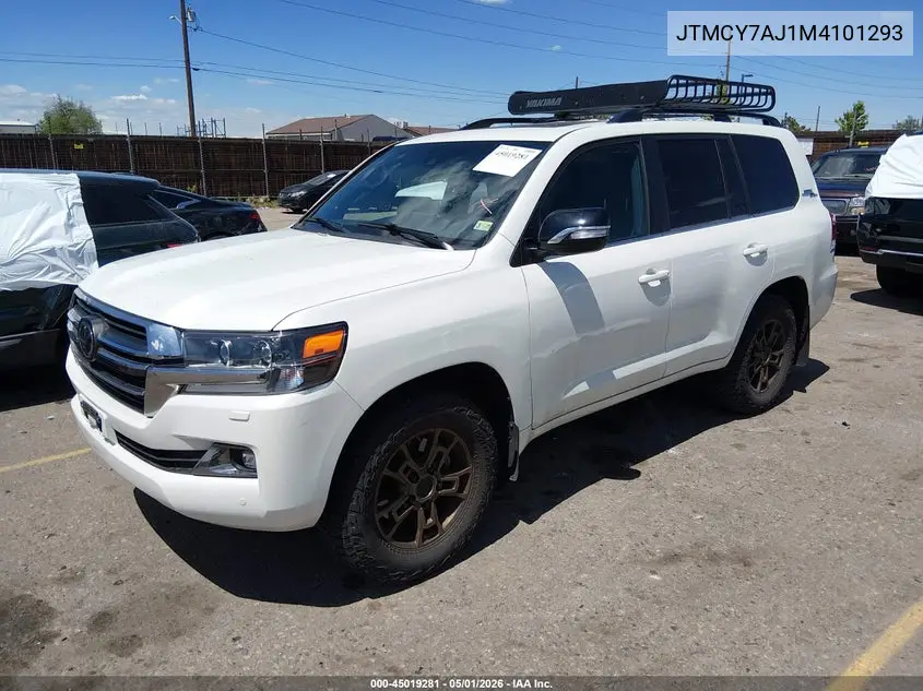2021 Toyota Land Cruiser Heritage Edition VIN: JTMCY7AJ1M4101293 Lot: 45019281