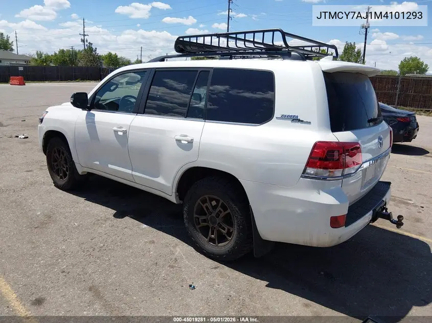 2021 Toyota Land Cruiser Heritage Edition VIN: JTMCY7AJ1M4101293 Lot: 45019281
